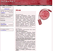 Tablet Screenshot of intranet.hu