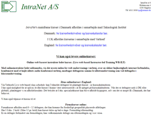 Tablet Screenshot of intranet.dk