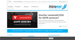 Desktop Screenshot of intranet.no