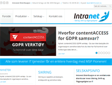 Tablet Screenshot of intranet.no